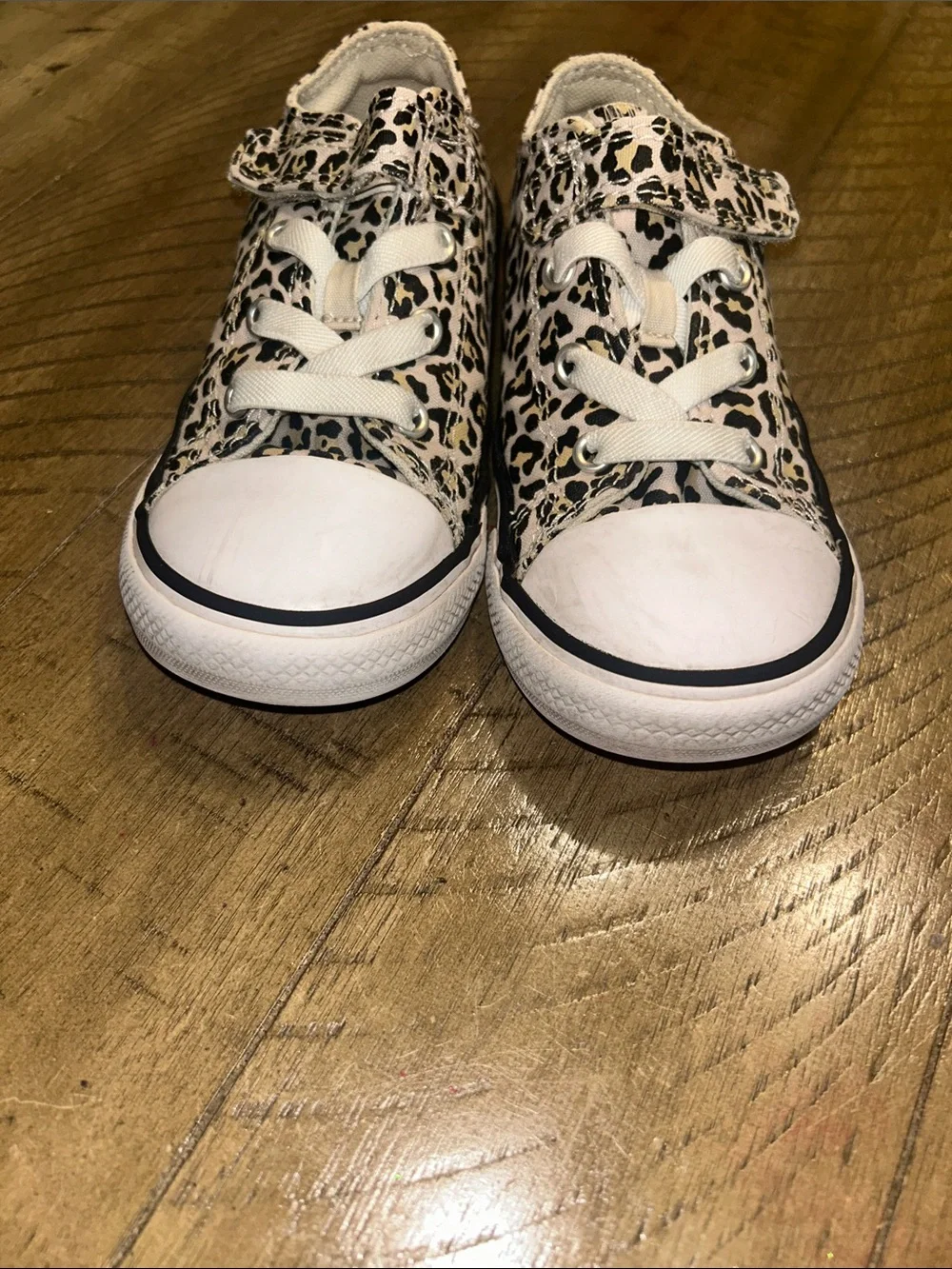 Converse Kids Leopard-Print Sneakers Size 9 Toddler